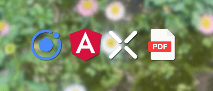 Ionic 8 & Angular 20 with Capacitor: Export and View PDF Files