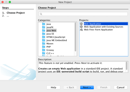 netbeans 8.2 and jsp for iot