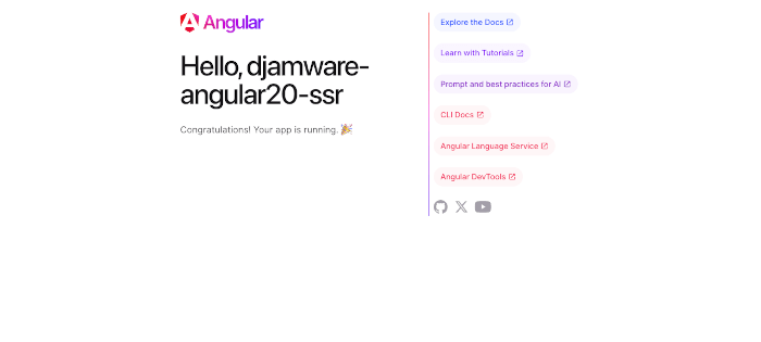Angular 20 (Standalone) + SSR + MongoDB (Universal) — 2025 Update - ng serve