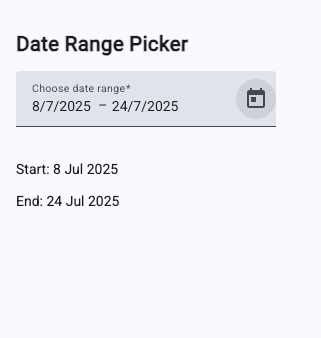 Mastering Angular Material Datepicker with Standalone Components - date range 3