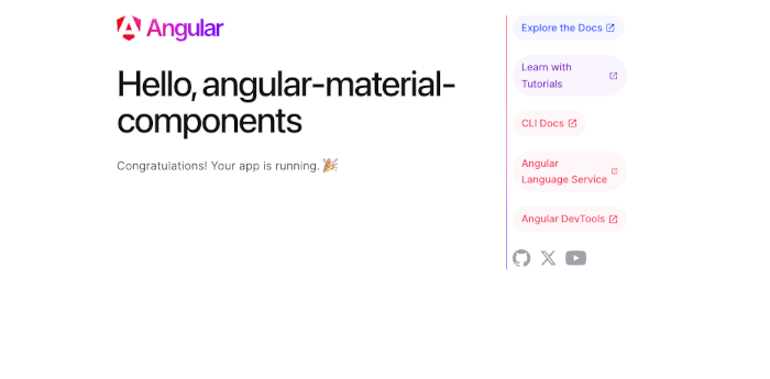 Angular Material Components Tutorial with Examples - hello angular