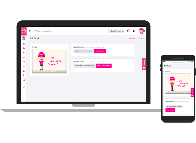Download bulk ordering template