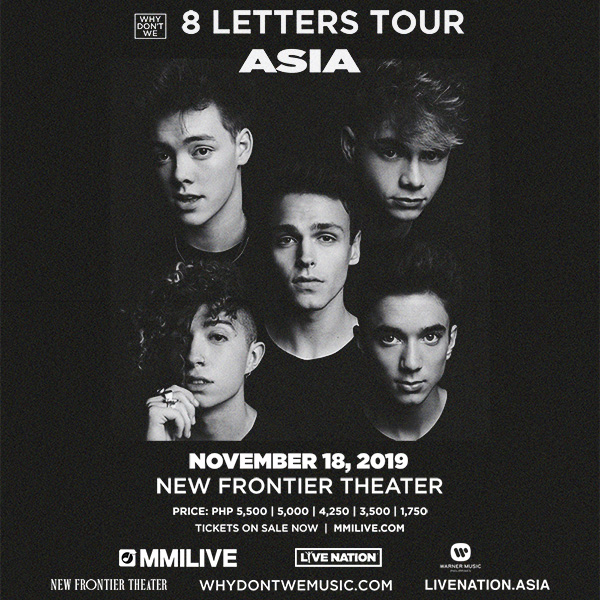 Why Don't We 8 Letters Tour Live in Manila x Eatigo Giveaway 1 Why Don't We 8 Letters Tour Live in Manila x Eatigo Giveaway 1