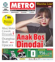 Koran Digital POSMETRO / 15 JUL 2019 Cover POSMETRO / 15 JUL 2019