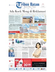 Koran Digital Tribun Batam / 15 JUL 2019 Cover Tribun Batam / 15 JUL 2019
