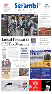 Koran Digital Serambi Indonesia / 29 MAY 2020 Cover Serambi Indonesia / 29 MAY 2020