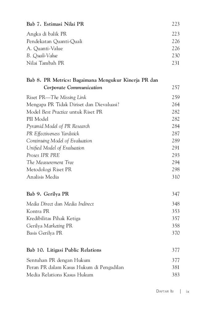 Jual Buku STRATEGI PUBLIC RELATIONS oleh Jim Macnamara ...