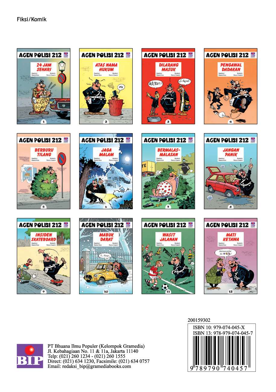 Jual Buku Seri Agen Polisi 212 No.1: 24 Jam Sehari oleh 