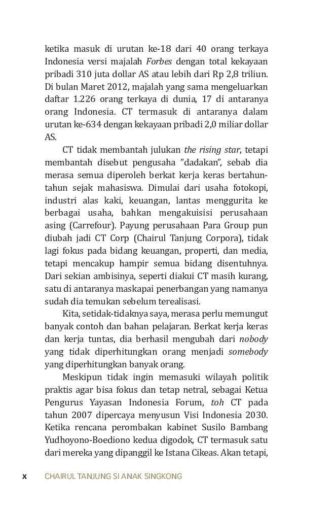 Chairul Tanjung Si Anak Singkong Book By Tjahja Gunawan Diredja Gramedia Digital