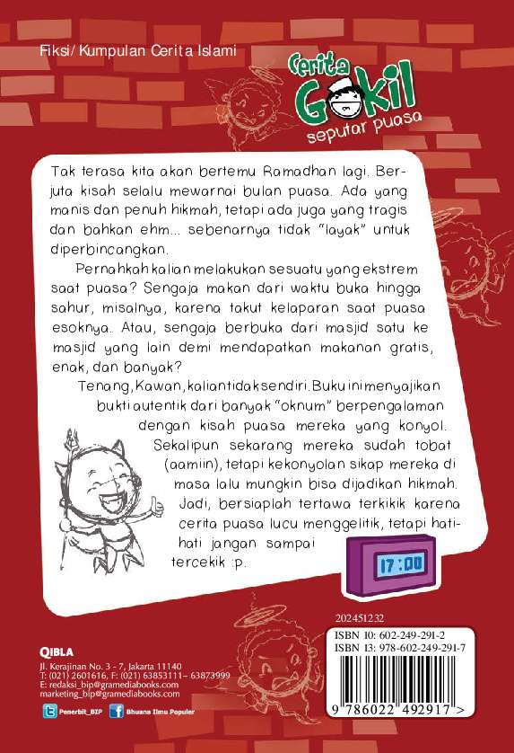 Jual Buku Cerita Gokil Seputar Puasa oleh Amanda Ratih P 