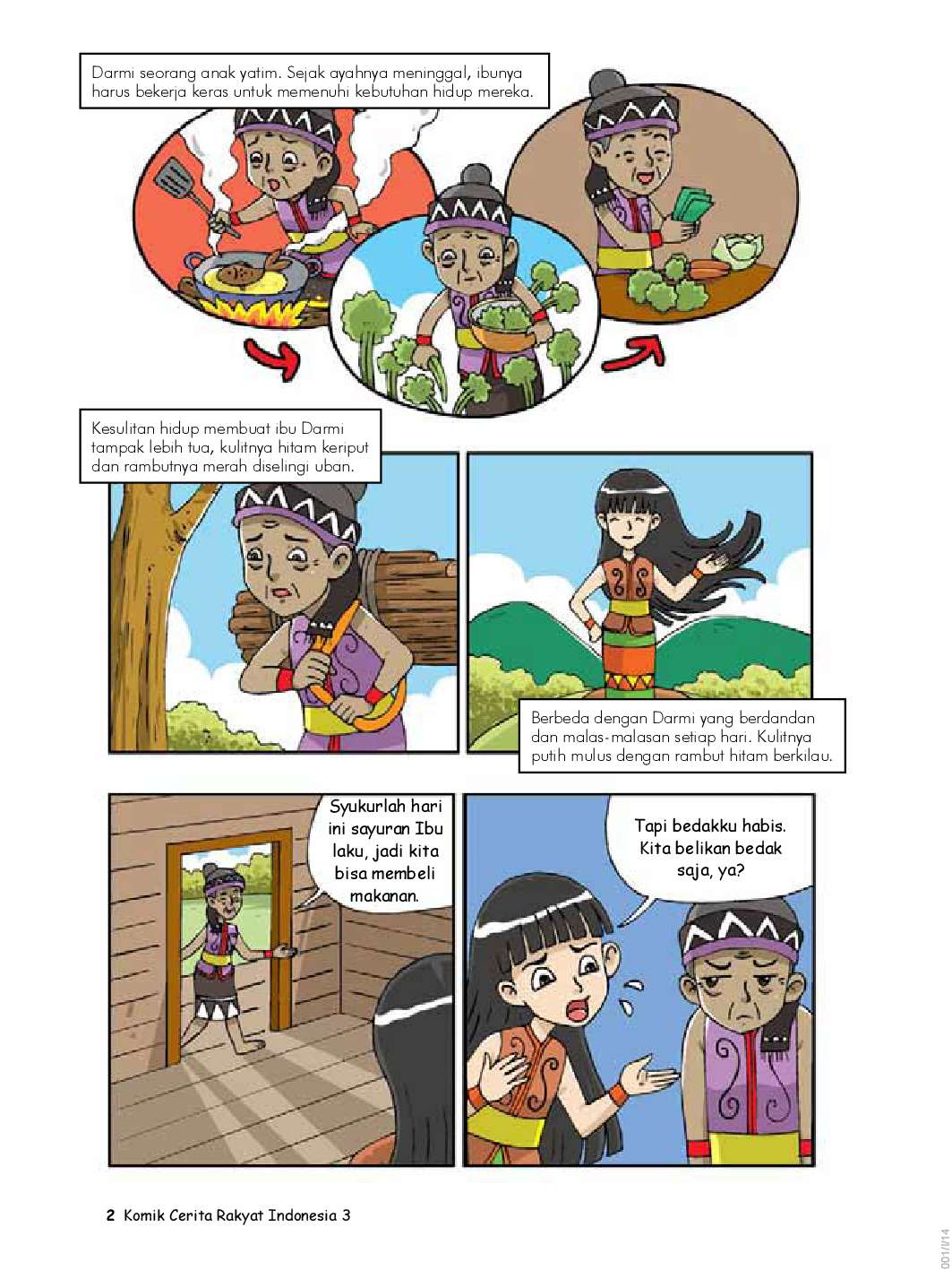 Komik Cerita Rakyat Indonesia 3 Book By Dian K Dan Tethy Ezokanzo