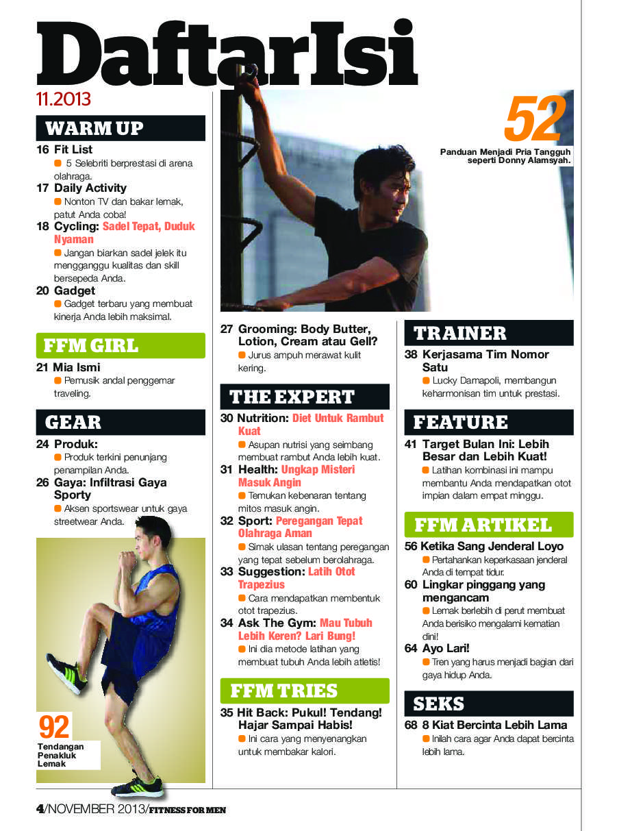 Contoh daftar isi majalah fashion Contoh Daftar Isi Majalah - Aneka Contoh