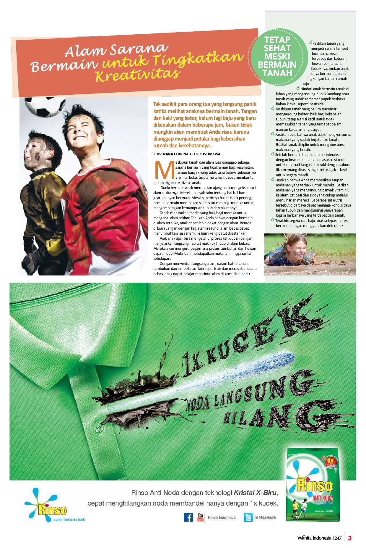 Hasil gambar untuk iklan rinso majalah indonesia