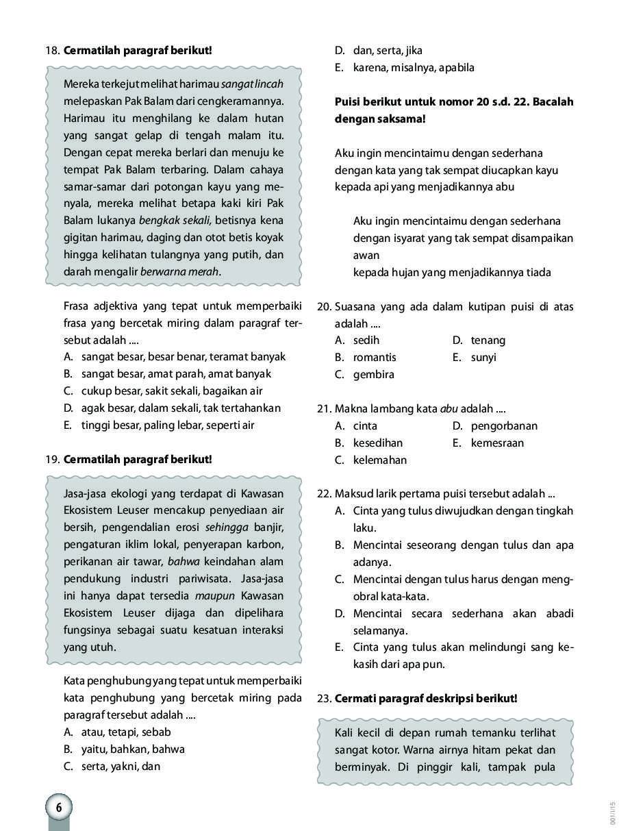 Contoh Paragraf Deskripsi Tentang Keindahan Alam Pedesaan