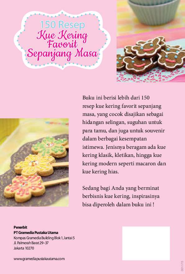 Jual Buku 150 Resep Kue Kering Favorit Sepanjang Masa Oleh Ide Masak Gramedia Digital Indonesia