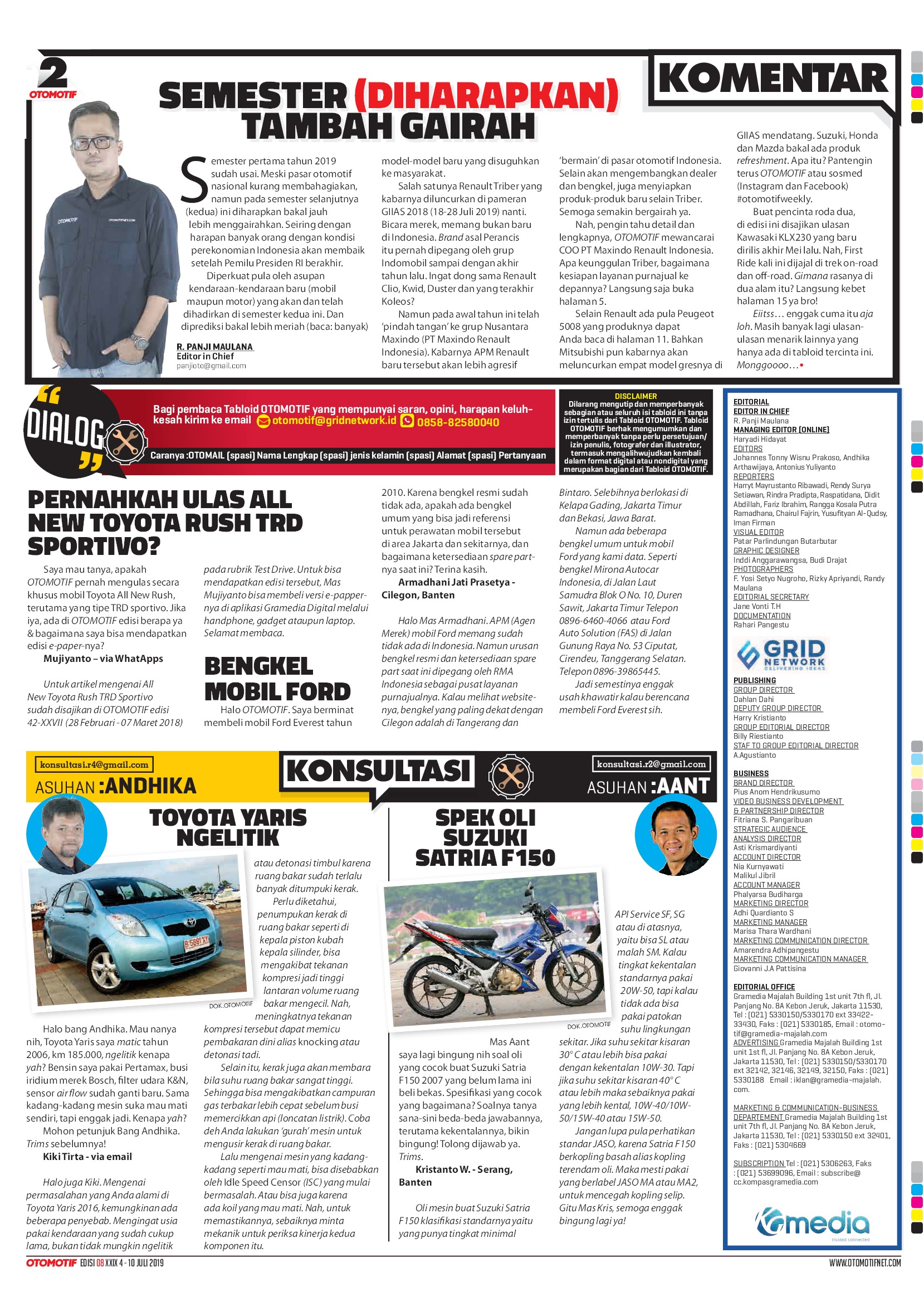 Otomotif Magazine Ed 08 July 2019 Gramedia Digital
