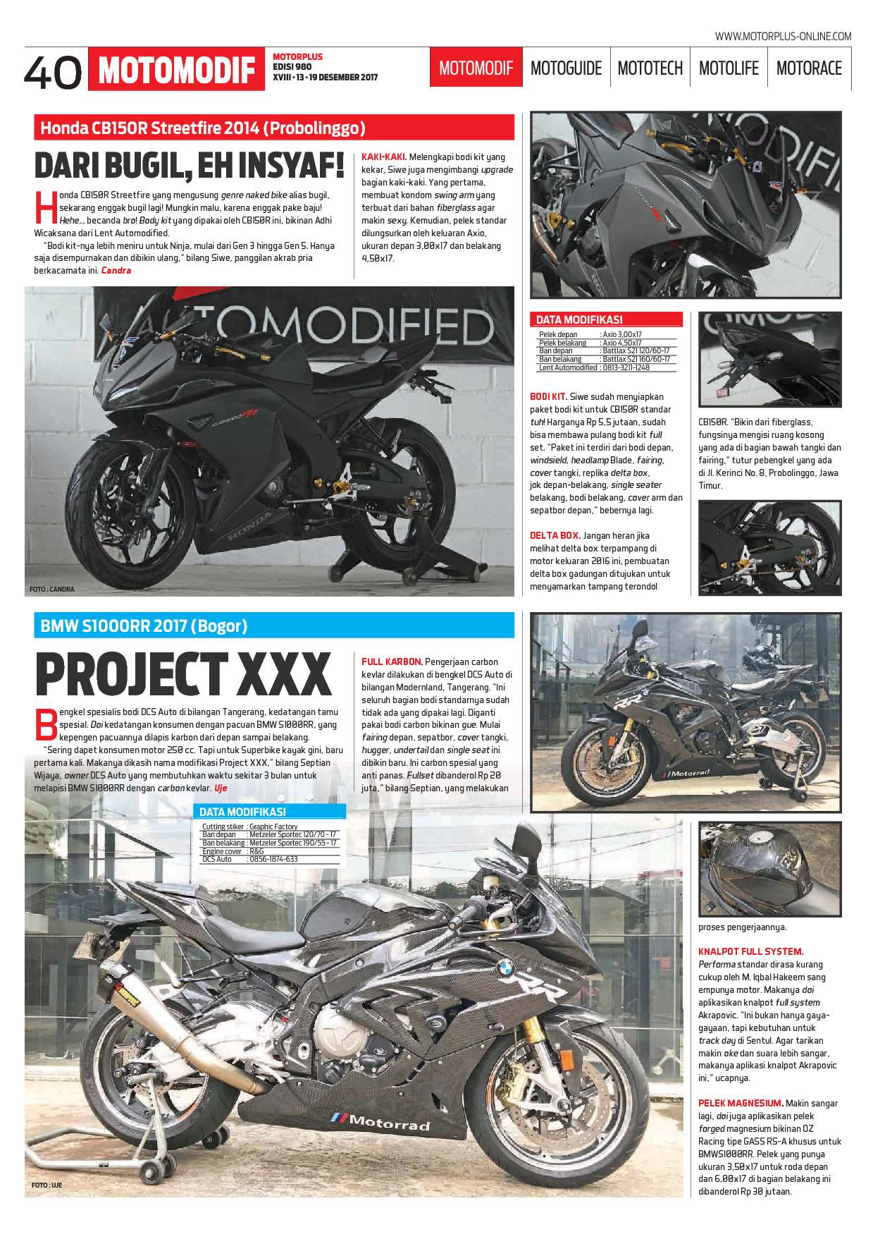 Modifikasi Jok Motor Tangerang