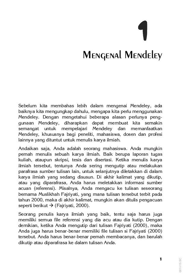 Jual Buku Mengelola Referensi Karya Ilmiah Dengan Mendeley oleh Arief