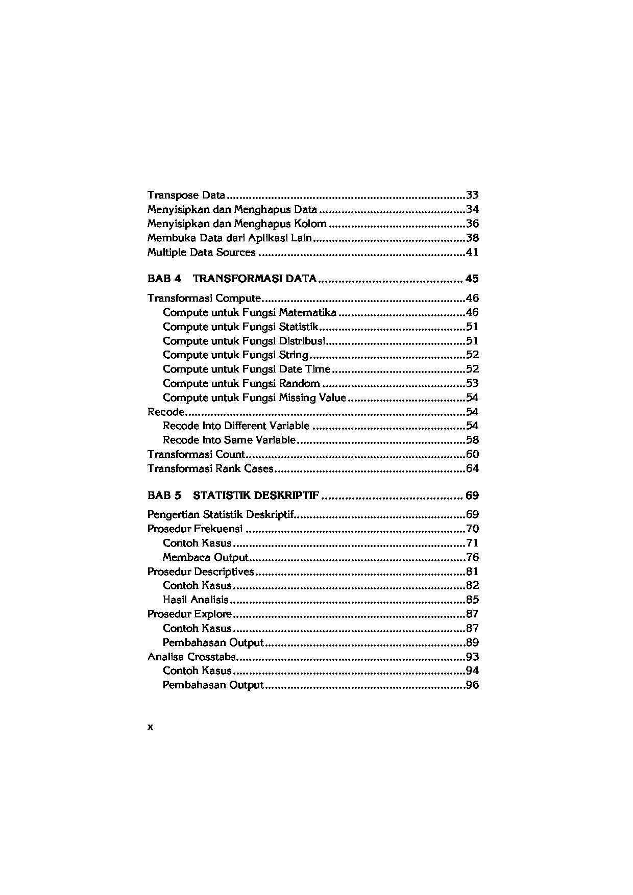 Jual Buku Belajar Sendiri SPSS 16 Oleh Teguh Wahyono Gramedia