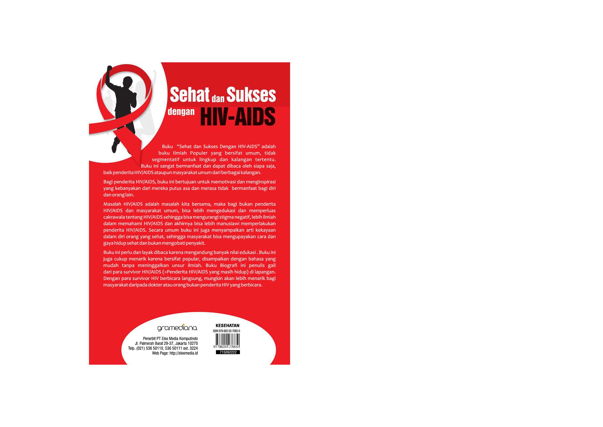 Jual Buku Sehat Dan Sukses Dengan HIV - AIDS oleh Stephanus Agung ...