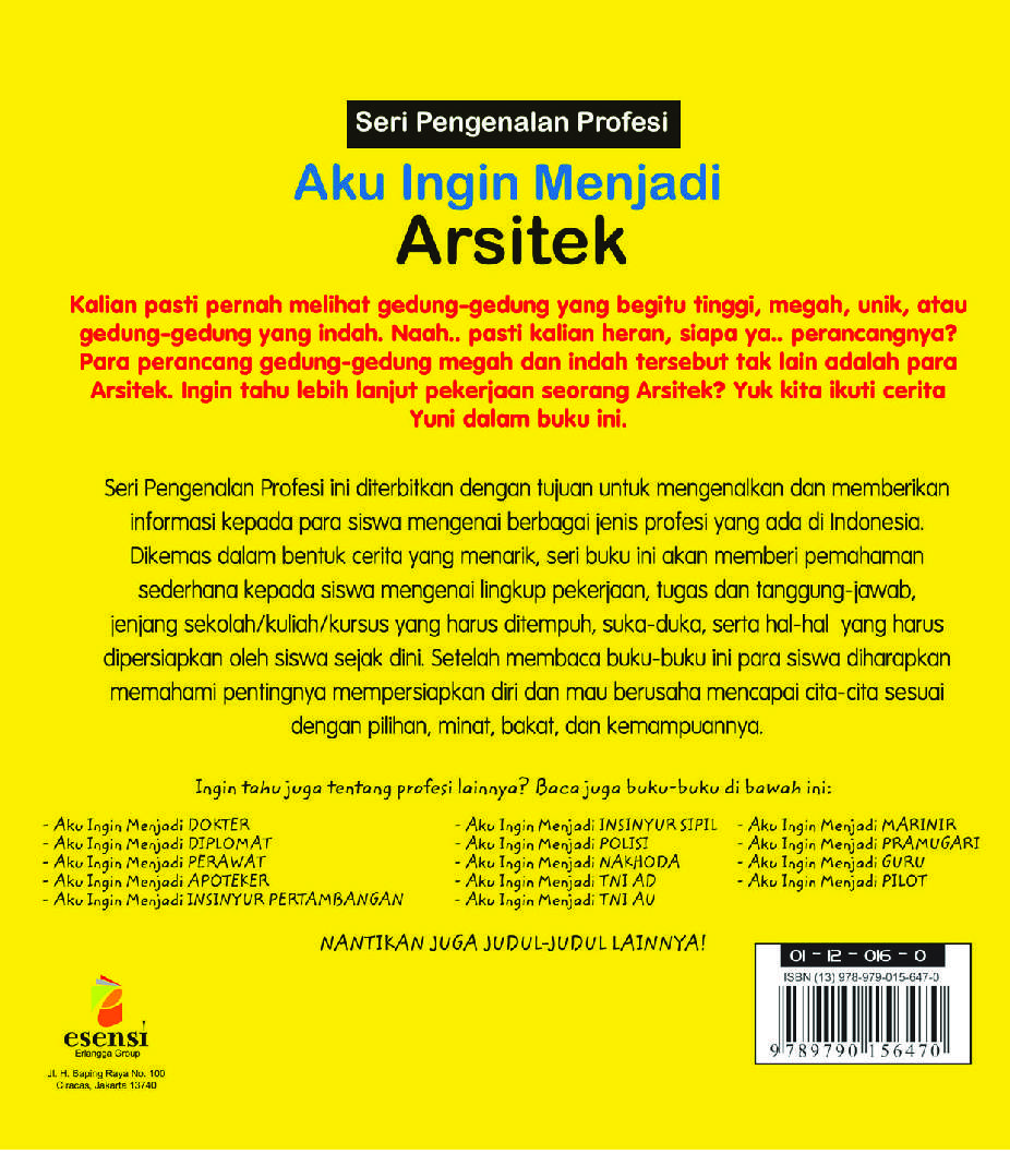 Harga Buku Arsitek jual buku seri pengenalan profesi aku ingin menjadi Harga Buku Arsitek jual buku seri pengenalan profesi aku ingin menjadi