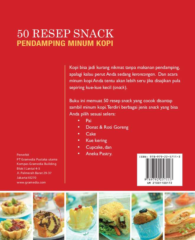 50 Resep Snack Pendamping Minum Kopi Book By Indriani Gramedia Digital