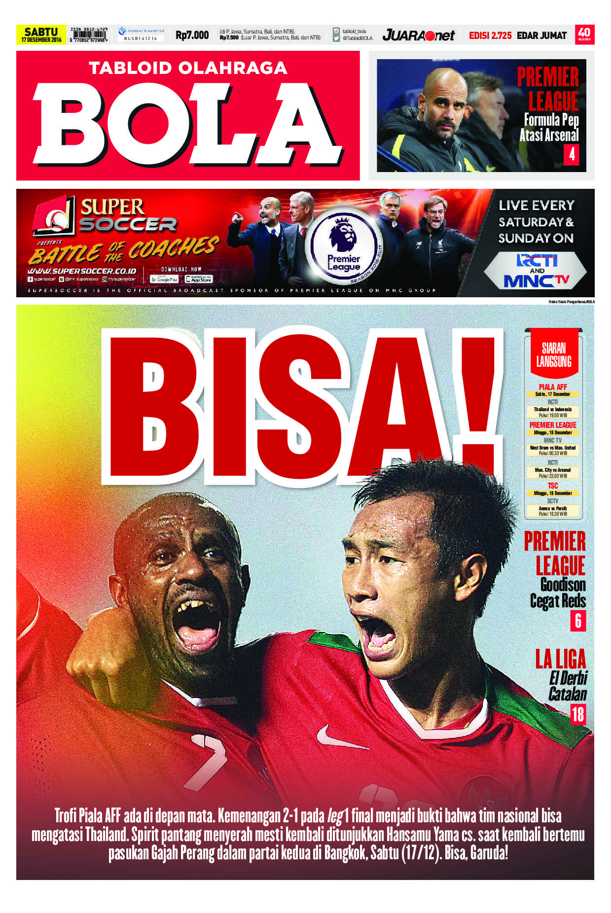 Memprediksi Bola Lewat Tabloid Bola | Blog Prediksi Bola