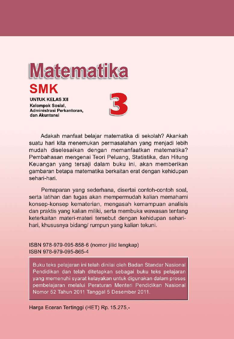 Smk Kelas 12 Matematika Book By Dwidjosulistya Gramedia Digital