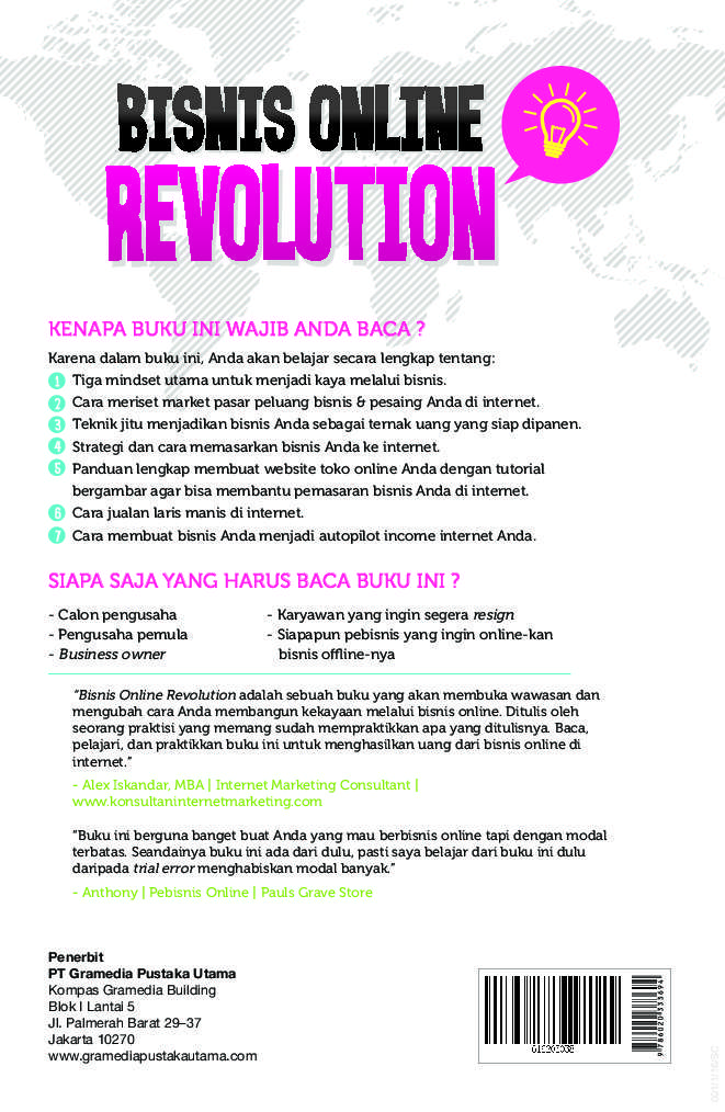 Jual Buku Bisnis Online Revolution oleh Iwan Kenrianto ...