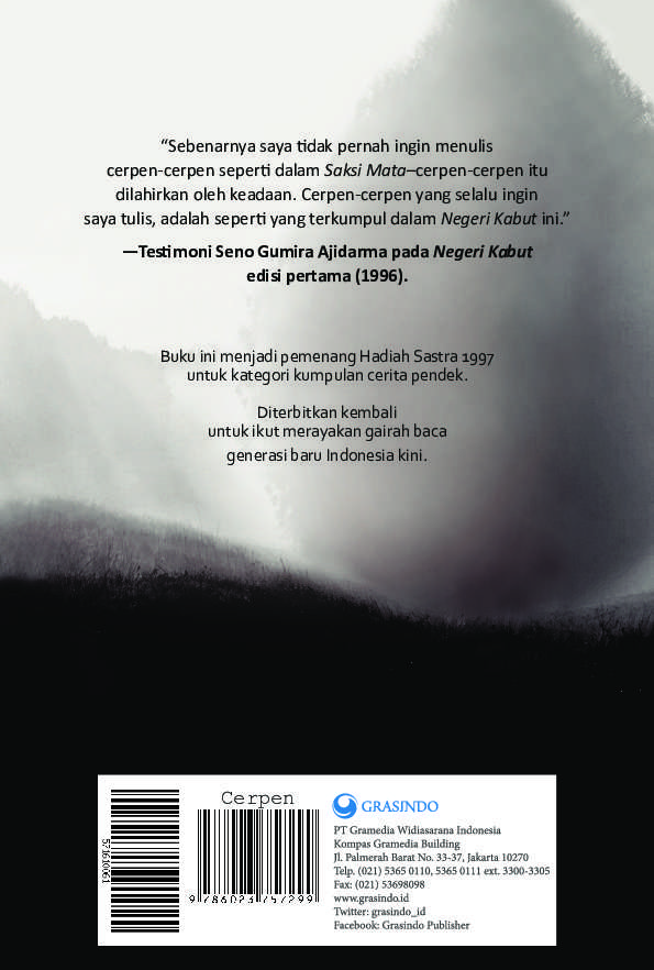 Jual Buku Negeri Kabut Oleh Seno Gumira Ajidarma Gramedia Digital Indonesia