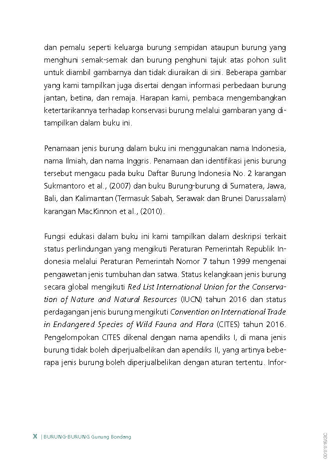 Jual Buku Burung-Burung Gunung Bondang oleh Andhy Priyo S 