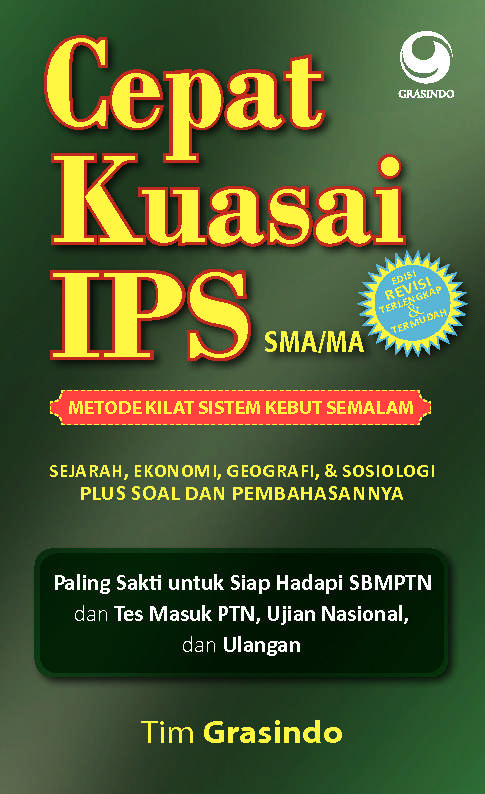 Jual Buku Cepat Kuasai IPS SMA/MA Sistem Kebut Semalam ...