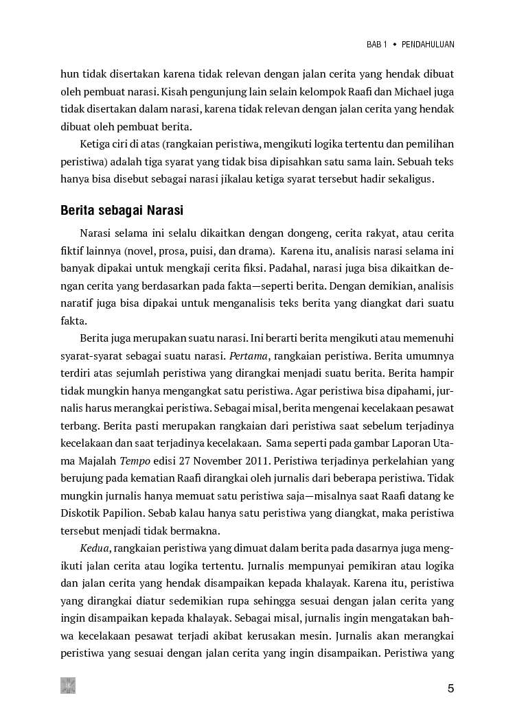 Jual Buku Analisis Naratif: Dasar-dasar Dan Penerapannya Dalam Analisis
