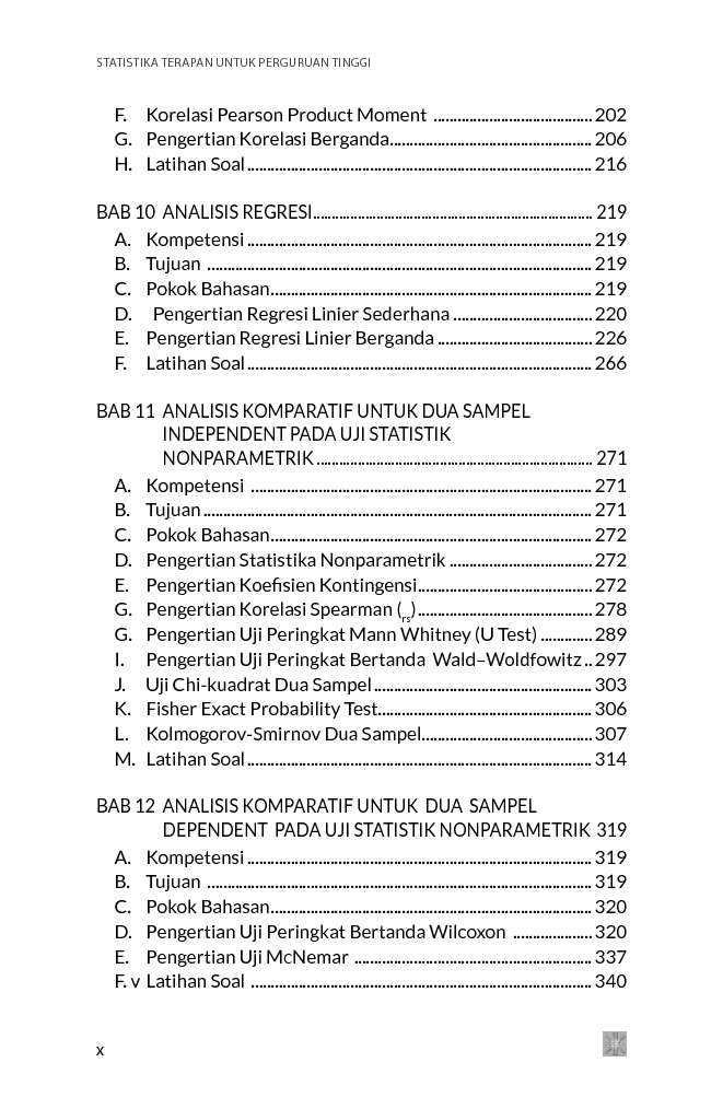 Jual Buku Statistika Terapan Untuk Perguruan Tinggi oleh 