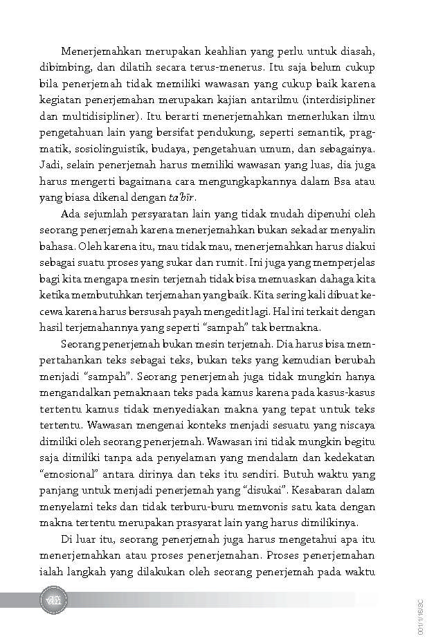 Jual Buku JEMBATAN KATA: Seluk Beluk Penerjemahan Arab 