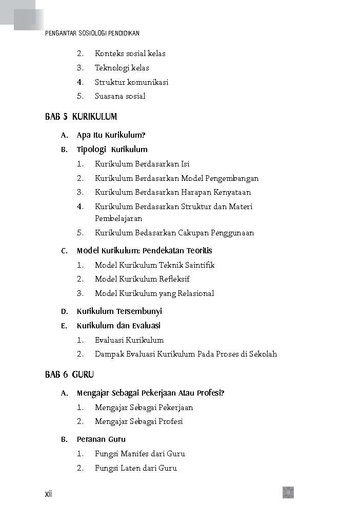 Pengantar Sosiologi Pendidikan Book by Prof. Dr. Damsar 