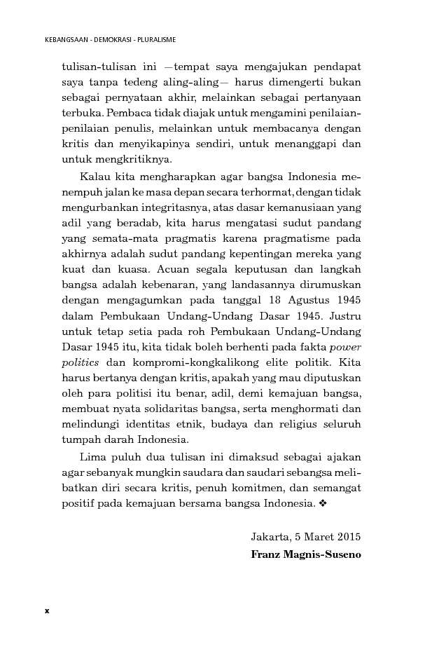 Jual Buku Demokrasi Kuat: Mimpi Buruk Koruptor oleh Aristo ... Jual Buku Kebangsaan-Demokrasi-Pluralisme, Bunga Rampai ...