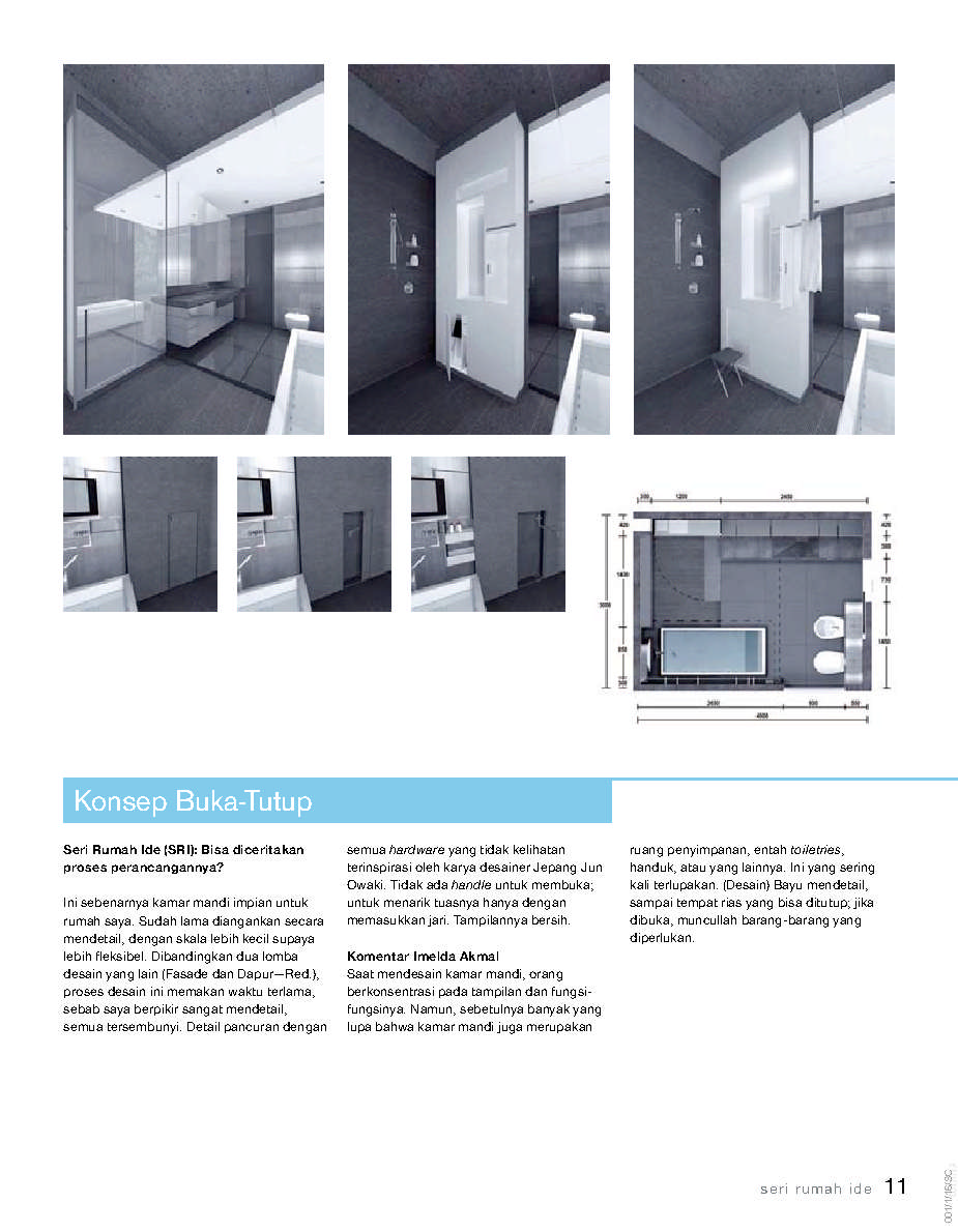 Jual Buku Seri Rumah Ide - 62 Desain Kamar Mandi oleh 