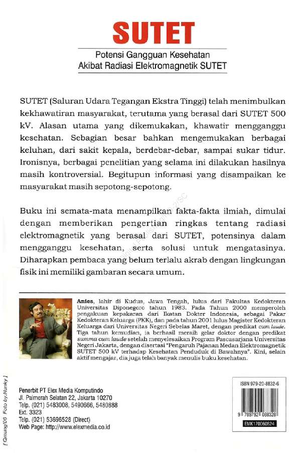 jual buku seri lingkungan dan penyakit radiasi sutet oleh prof dr dr anies m kes pkk jual buku seri lingkungan dan penyakit radiasi sutet oleh prof dr dr anies m kes pkk