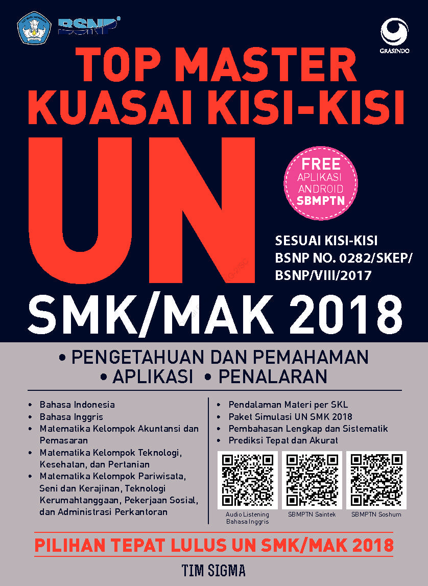 Jual Buku Top Master Kuasai Kisi Kisi Un Smk Mak 2018 Oleh Tim Sigma Gramedia Digital Indonesia