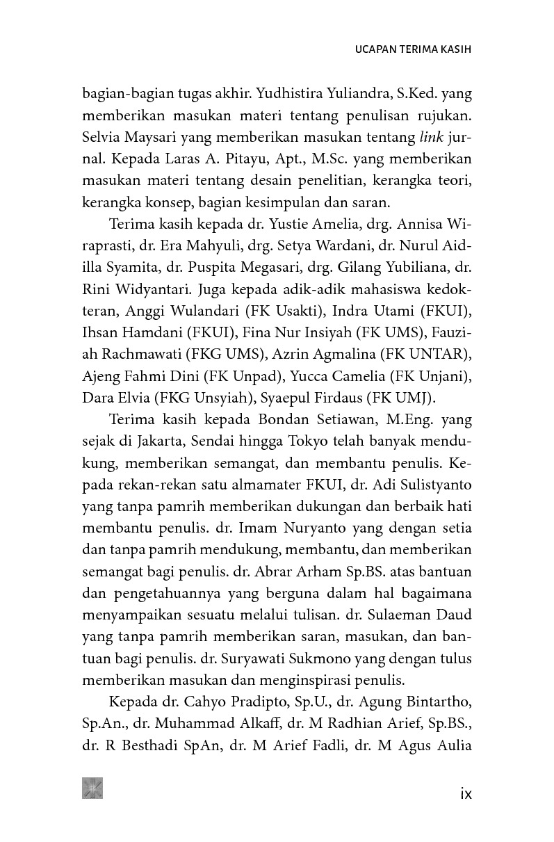 Jual Buku Panduan Menulis Tugas Akhir Kedokteran 