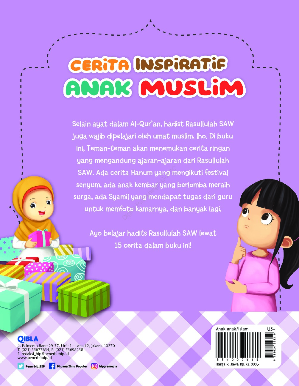 Jual Buku Cerita Inspiratif Anak Muslim oleh Arinda Shafa 