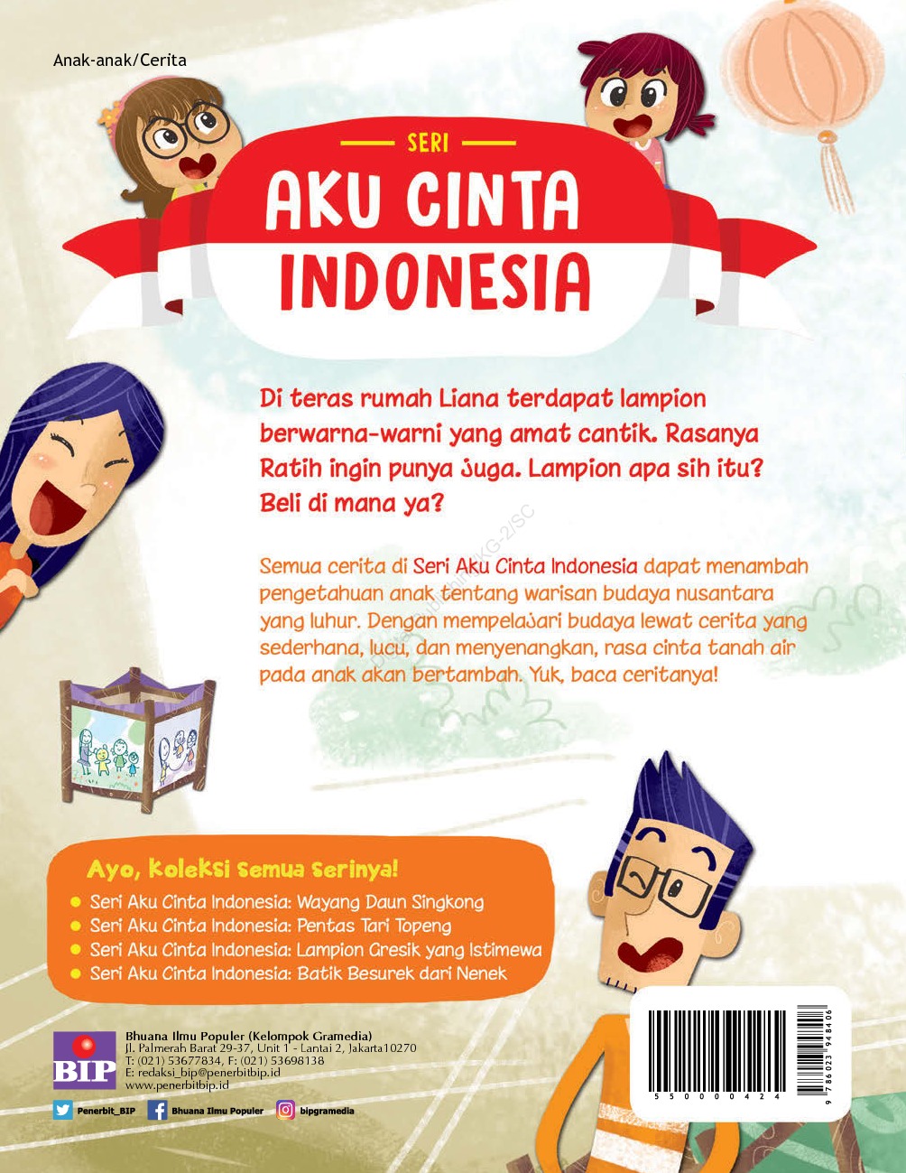 Jual Buku Aku Cinta Indonesia Lampion Gresik Yang Istimewa Oleh