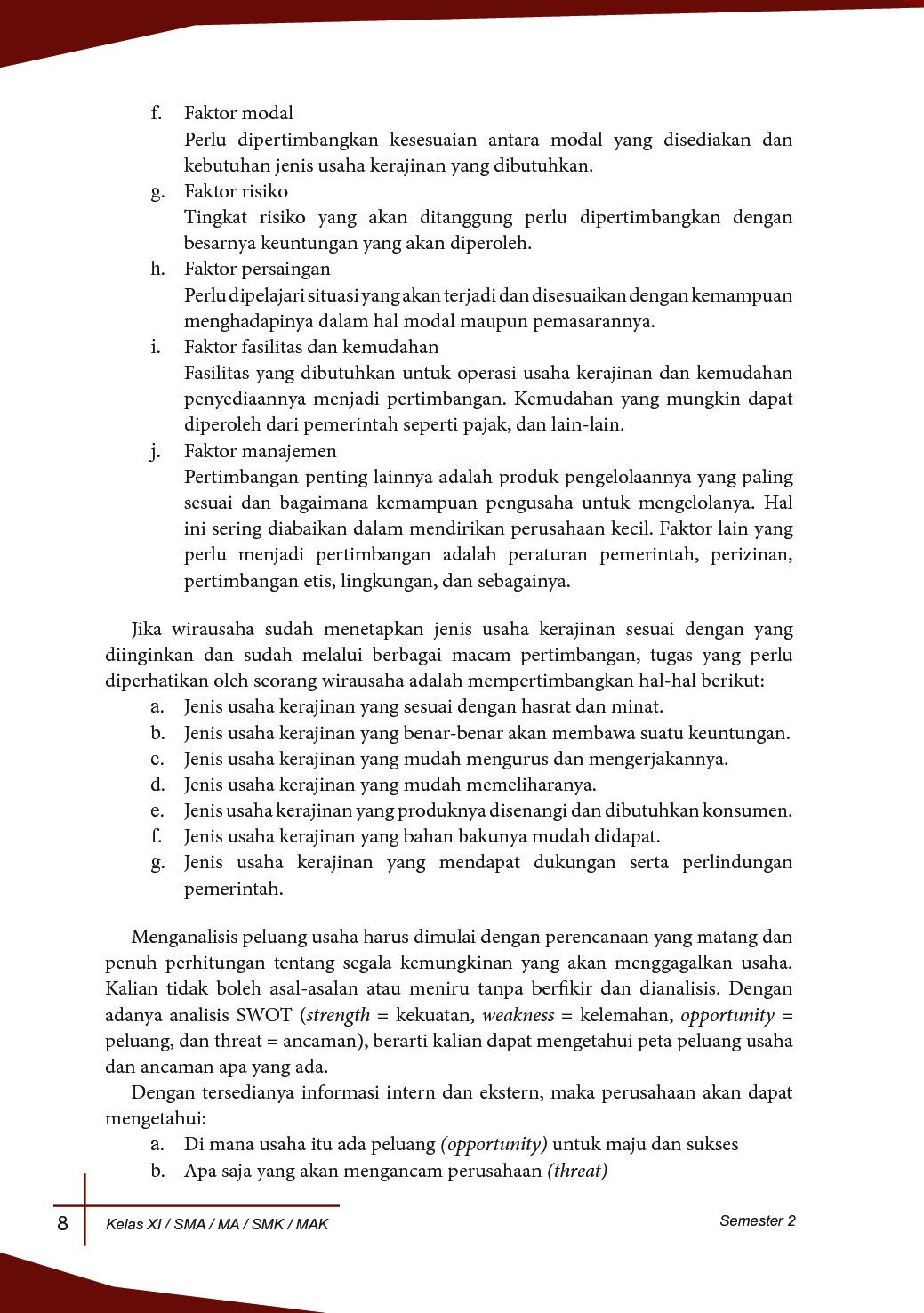Jual Buku Prakarya Dan Kewirausahaan - Kelas XI - Semester ...