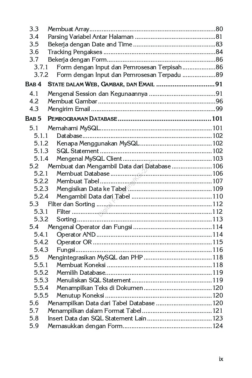 Jual Buku Pemrograman Web Berbasis HTML 5, PHP, Dan 
