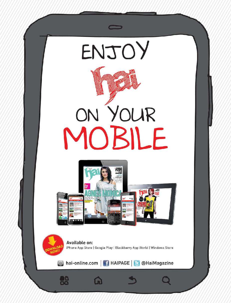 Jual Majalah Hai ED 02 2014 - Gramedia Digital Indonesia