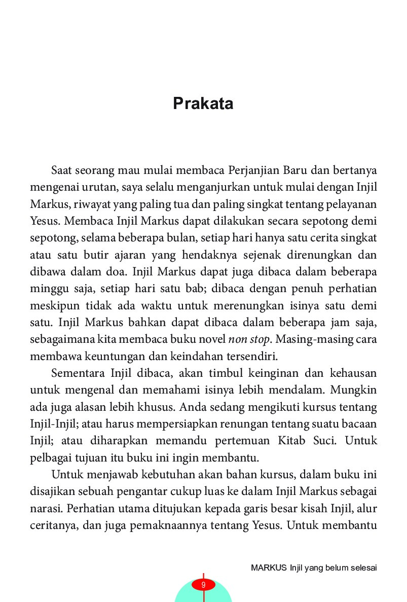 Jual Buku Markus: Injil Yang Belum Selesai oleh Martin 