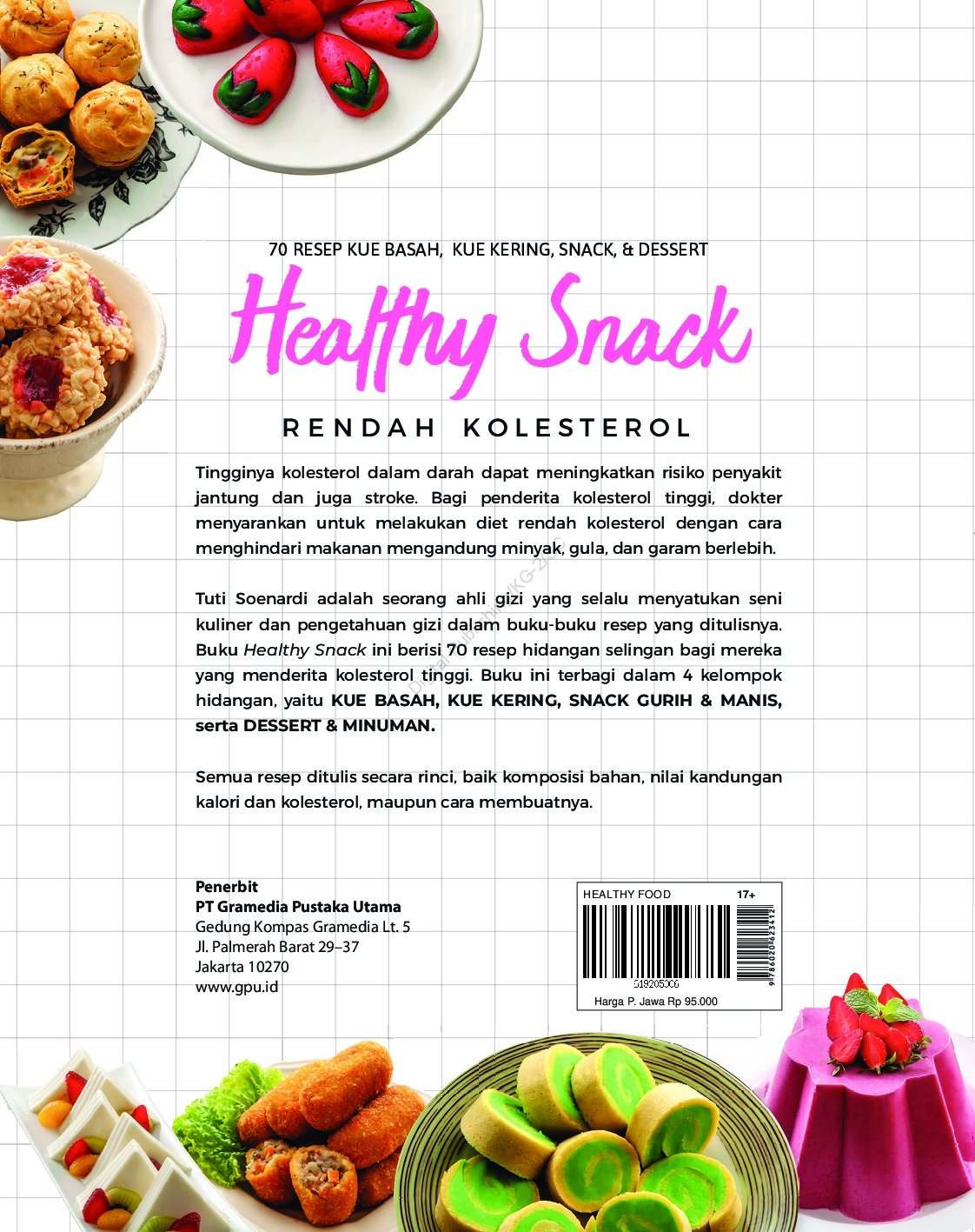 Jual Buku Healthy Snack Rendah Kolesterol Oleh Tuti Soenardi