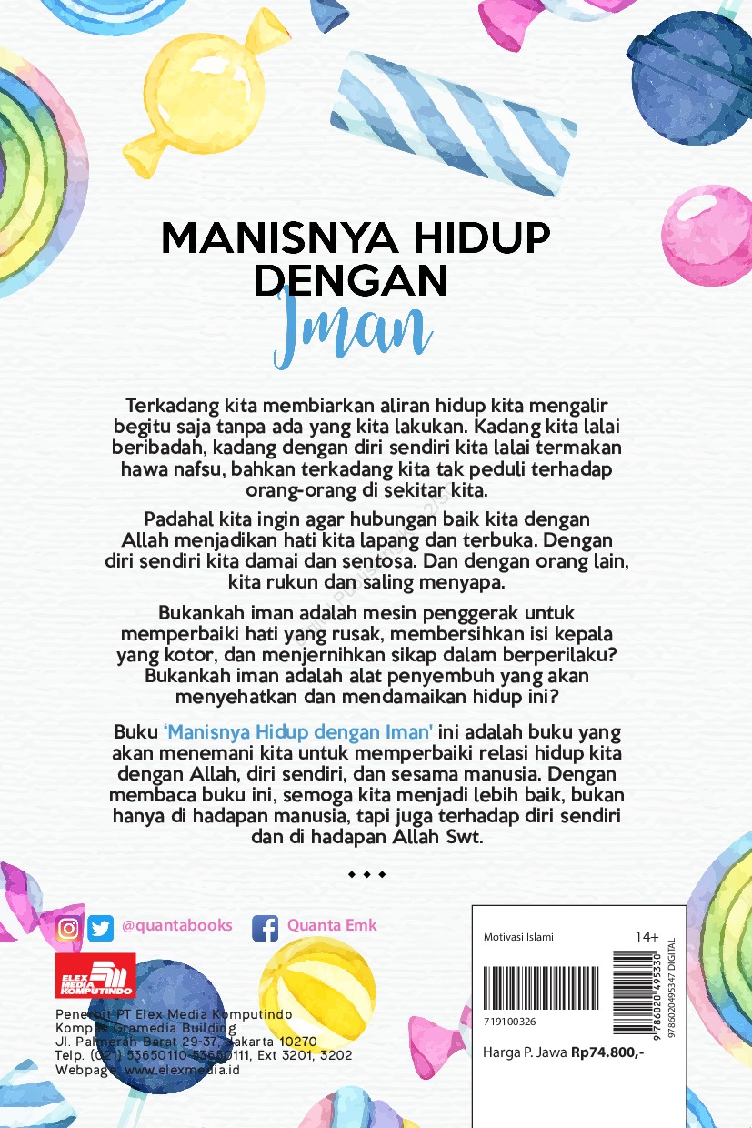 Jual Buku Manisnya Hidup Dengan Iman Oleh Rifan Mahulauw Gramedia Digital Indonesia