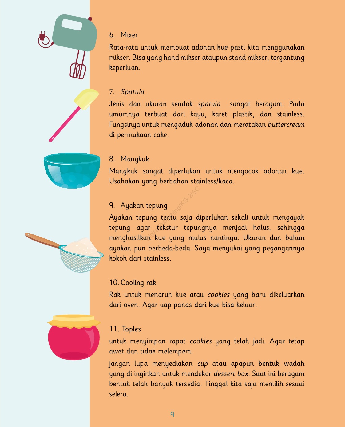 Untuk Membuat 9 Loyang Kue Diperlukan 6 Kg Tepung Terigu Berbagai Kue